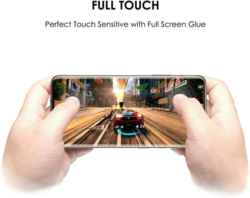 [3 Pack OnePlus 7 / 7T Screen Protector, Tempered Glass UV Set, Full Transparency, Scratch Repair, Sensitive Touch,