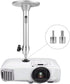 Mini Ceiling Wall Projector Mount Stand Compatible with QKK, DR.J, DBPOWER, Anker, VANKYO, AAXA, Jinhoo, PVO, TMY, AuKing and Most Other Mini Projector (175mm, Silver) by YiePhiot
