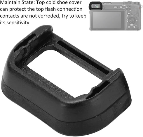 A6600 A6500 A6400 Viewfinder Eyecup Kit, Plastic and Rubber, Black for - Protects Eyepiece, Includes Spirit Level