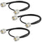 RG8x Jumper Cable 2ft, 3 Pack CB Coax Cable PL259 UHF Connector for Ham Radio and Antenna Analyzer