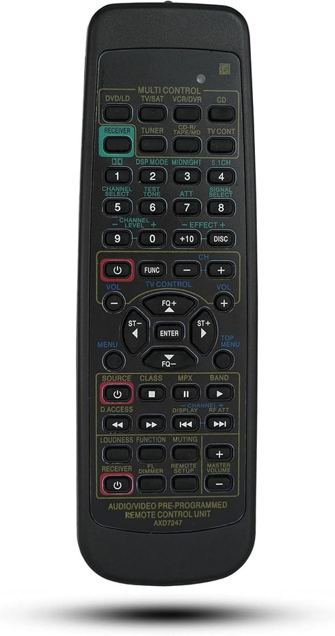 Replacement Remote Control for Pioneer VSX-D209, VSX-D309, VSX-D409, VSX-D411, VSX-D412, VSX-D510, VSX-D511