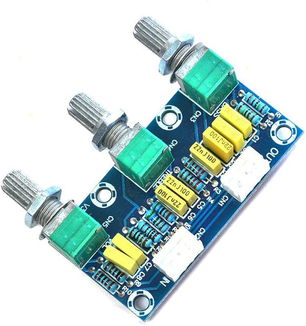 Comimark 1Pcs XH-M802 Passive Tone Volume Bass Treble Control Board Preamplifier Module