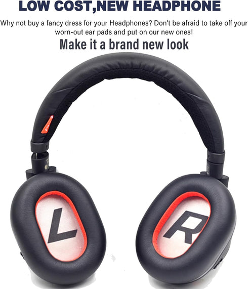 Replacement Ear Pads for Plantronics Voyager 8200 UC & Backbeat Pro2 - Memory Foam Cushions for Ultimate Comfort.