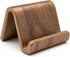 Generic Wood Phone Stand for Desk - American Walnut Wooden Cell Phone Holder