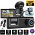 Ruitutedianzi Inside Vehicle Dash CamThree Way Camera DVRs Recorder Video Registrator Dashcam Camcorder