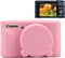 Pocoukate Case for Canon PowerShot SX740 HS Camera, Soft Silicone Protective Cover Skin with Removable Lens Cover - Pink