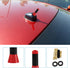 Ywdiml Car Short Antenna, Carbon Fiber Vehicle Radio Reception Antennas Kit with Screws Gaskets,AM/FM Roof Mount