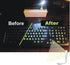 Sovereign GA 3 Keyboard Stickers Big Bright Luminescent Symbols. Will Not Wear or Fade. Yr. Warranty. Great for Sight