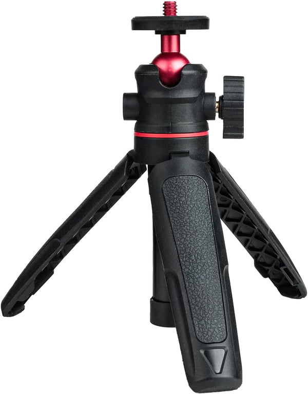 Wurkkos Mini Telescopic Tripod, Handheld Stand with 360 Flexible Ball Head and 1/4"