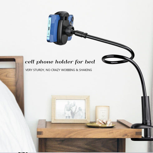 TONDA 33 inch 15 8 7 6 4-7" Phone Holder for Bed Desk, Gooseneck Phone Holder Stand with Adjustable Flexible Long Arm