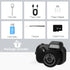 Mhaohuofu 1080p 8MP 32GB 8 0.96" 100 Mini Keychain Camera, FHD Cute Mini Digital Camera with SD Card, Creative Filters