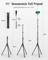 Aureday 92" 15" Phone Tripod, Cell Phone Stand with Gooseneck, Remote and Phone Holder, Overhead & Selfie Stick