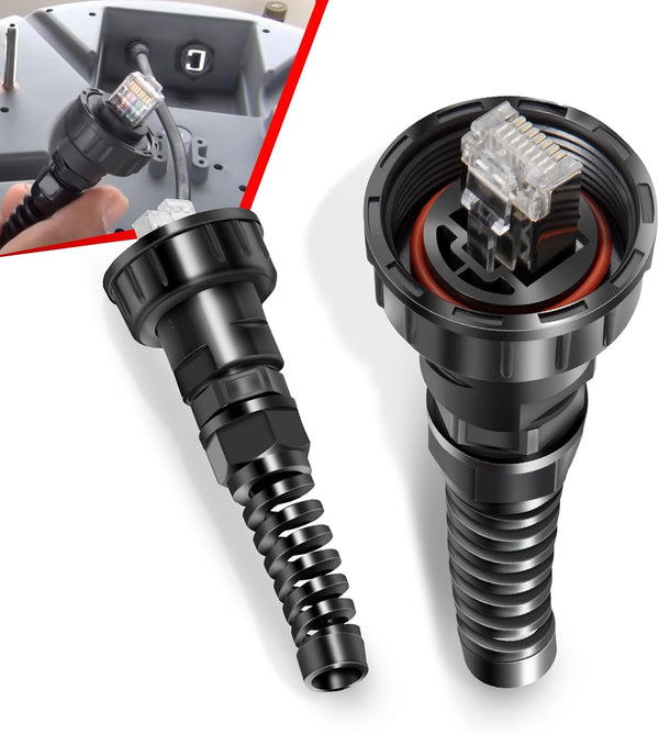 Replacement Garmin Radar Connector 010-10603-00 - Fit GPSMAP, GMR, UHD & more Marine Network Cable (Set of 2)