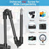 KDD 22 Inch C922 C930e C920S C920 C960 4K, 8 7 6 5 Webcam Stand Camera Mount with Phone Holder, Foldable Flexible