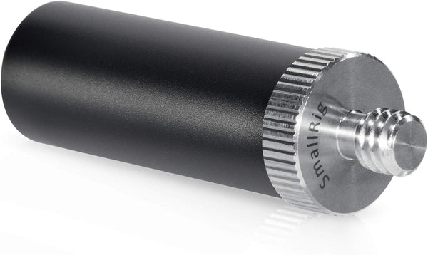 SMALLRIG Standard 15mm Micro Rod, 1.5 Inches Long with 1/4" Male Female Thread for Clamp Mount