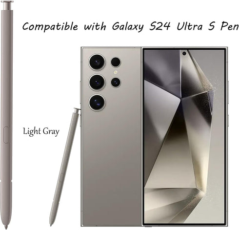 S Pen Replacement for Samsung Galaxy S24 Ultra, 4096 Levels Pressure Sensitivity, US Version EJ-PS928BYEGUS (Light Gray)