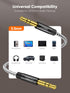 3.5mm (15FT/4.5M), 3.5mm 1/8 CableCreation Long Aux Cord Audio Cable Male to Male, Braided Hi-Fi Sound Auxiliary