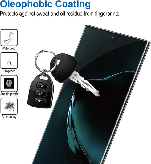 AACL 2 Pack Screen Protector for Samsung Galaxy Note 10 Plus, 6.8" Curved Tempered Glass, Ultrasonic Fingerprint