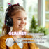 Cat Ear Wireless Headphones, Bluetooth 5.3, 60H Over Ear, 8H with LED Light, Foldable Music Gaming Headset with Aux Mic