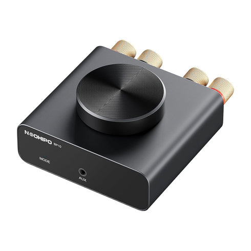 Mini Bluetooth Amplifier for Passive Speakers, Home Audio Receiver & Amplifier, 50W+50W Stereo, AUX/Bluetooth Input,
