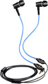Binaural Air Tube Earbuds with Microphone - Noise Cancelling Headphones for Phone, Pad, Pod, HTC, Sony, MP3 Players.