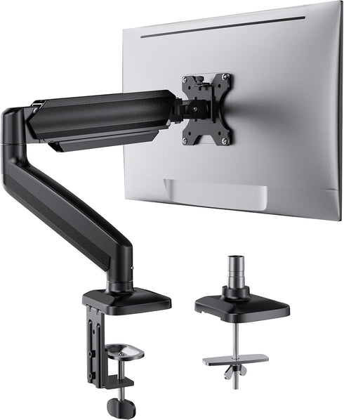 HUANUO Single Monitor Mount, Adjustable Monitor Arm for 1334 Inch Screen Up to