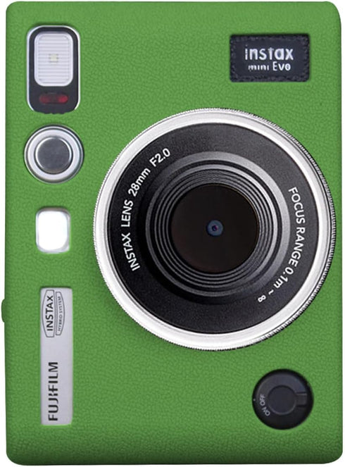 Mini EVO Case, Protective Case for Fujifilm Instax Mini EVO Hybrid Instant Camera, Lightweight Full Protector - Green