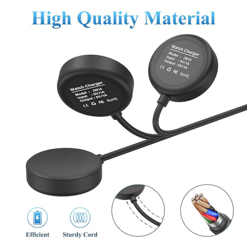 USB C Watch Charger Cable Compatible with Samsung Galaxy Watch 6 Classic/6/5 Pro/5/4 Classic/4/3/Active 2/1, Wireless