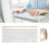 Keyboard Mouse Combo Set, 78 Keys Portable 2.4Ghz Kit with 4 Nonslip Foot Pads for Windows Notebook Desktop (Gold)