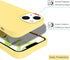 GUAGUA 13 6.1 Inch 13, Compatible with iPhone Case Liquid Silicone Soft Gel Rubber Slim Thin Microfiber Lining Cushion
