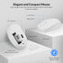 Wireless Keyboard and Mouse Combo, Rii Standard Office PC Keyboard and Optical Wireless Mice (White)