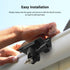 Holicfun Outdoor Security Camera Gutter Mount, Compatible with Ring, Blink, Eufy, Google Nest, Arlo, and More - White