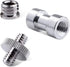 Maxmoral 3 Sets 1/4 Inch to 3/8 Inch Threaded Screw Mount Adapter Set for Camera Tripod Monopod DSLR Flash Trigger
