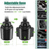 Cuxwill 4-13" 12.9 9.7 4 3, Car Cup Holder Tablet Mount for iPad & Phone, Universal Truck Cup Tablet Mount