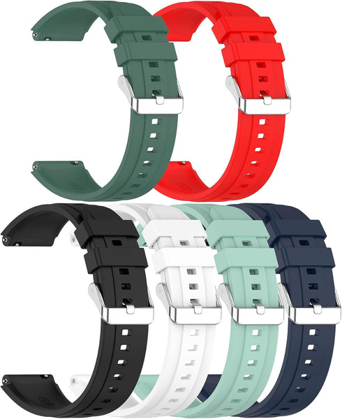 6 Pack Bands for RUIMEN Smart Watch D1, Replacement Strap Bands Compatible with 1.85 inch Smartwatch