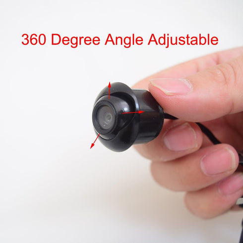 Front View Camera for Car, Auto Forward Camera Screw Bumper Mount, Universal Fit Non-Mirror Image without Grid Lines