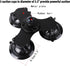 Triple Suction Cup Car Base Mount with 25mm/1" Ball for Ball Phone Mount, Compatible with RAM Mounts
