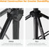 K&F CONCEPT 6.5ft/2M 1/4" Light Stand for Photography, Portable Extendable Photo Video Tripod Stand, Lighting Tripod