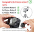 JJC Dual USB-C 3.5mm Mic Adapter for DJI Osmo Action 1 - Not Compatible with DJI Osmo Action 2 3 4, Audio Adapter