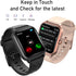 Smart Watches for Men Women, 1.83" Screen with Call/Message Reminder, Heart Rate Monitor, 100+ Sport Modes