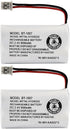 Kastar 2-Pack BT1007 Cordless Phone Battery for Uniden Models BT-1007 BT-1015 and DECT Series