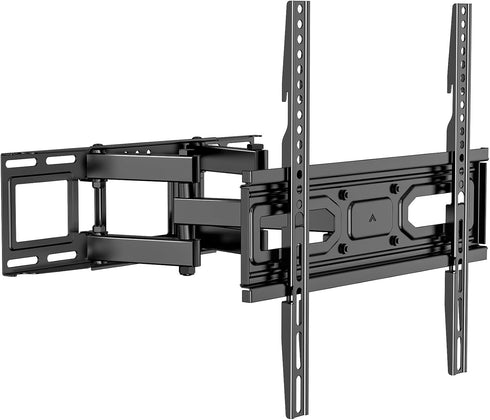 WALI Full Motion TV Wall Mount for 32-70 inch Flat Curved TV, Swivel Extension Tilting Bracket
