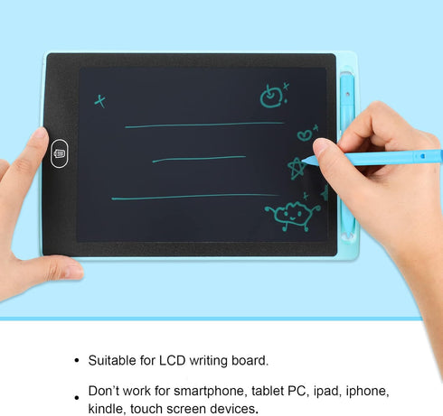 4.5 Inch Replacement Stylus Drawing Pen, 4 Pieces Toddler Drawing Tablet Pens with 4 Hanging Rope for LCD Writing Tablet