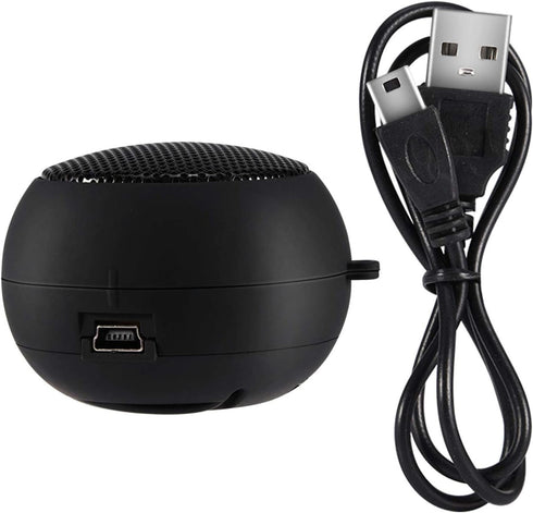 Zerone 3.5mm 180mah MP3 Mini Speaker, Portable Plug in Speaker with Aux Audio Input Built-in Battery for Laptop