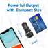 Gigastone 45W/6A Fast USB C Car Charger Adapter, PD3.0 & QC3.0, Dual Port, Super Mini, Compatible with iPhone