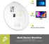 DELUX 4000 6 2.4G/BT 5.2 (M618MINI-White) Wireless Ergonomic Mouse, Vertical Mouse for Small Hands, Silent Click Ergo