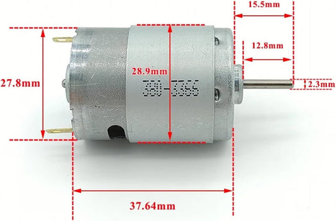 P98LJZQ RS-380 6V-12V 17500RPM 28mm Small Motor DC High Speed Large Torque Micro Mini Electric Motor For DIY Hobby Toy