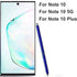 2 Pack Silver Galaxy Note 10 Plus Pen, Touch Screen Stylus Replacement for Samsung Note 10
