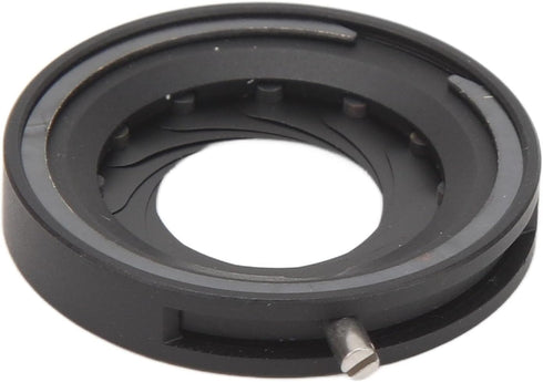 Yscryptoline 12 1.2 18mm Adjustable Iris Aperture Diaphragm, Manual Lens Adapter with Blades, to Aluminum Alloy Iris