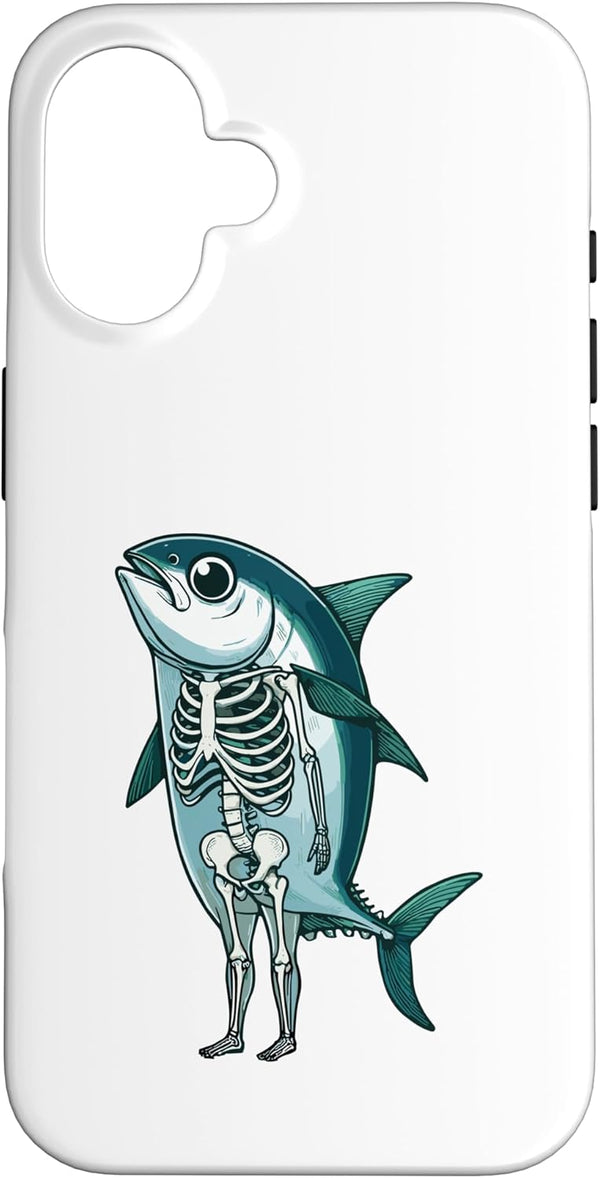 Tuna X-ray Tech Ct Scaning Pun Rad Tech X-ray Tuna Body Anatomy Radiography Skeleton Case for iPhone 16